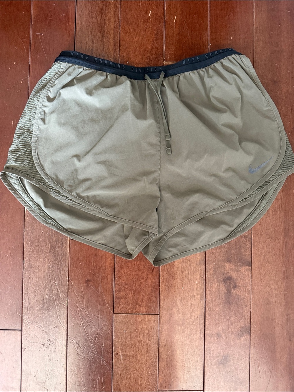 Nike Olive Green Athletic Running Shorts